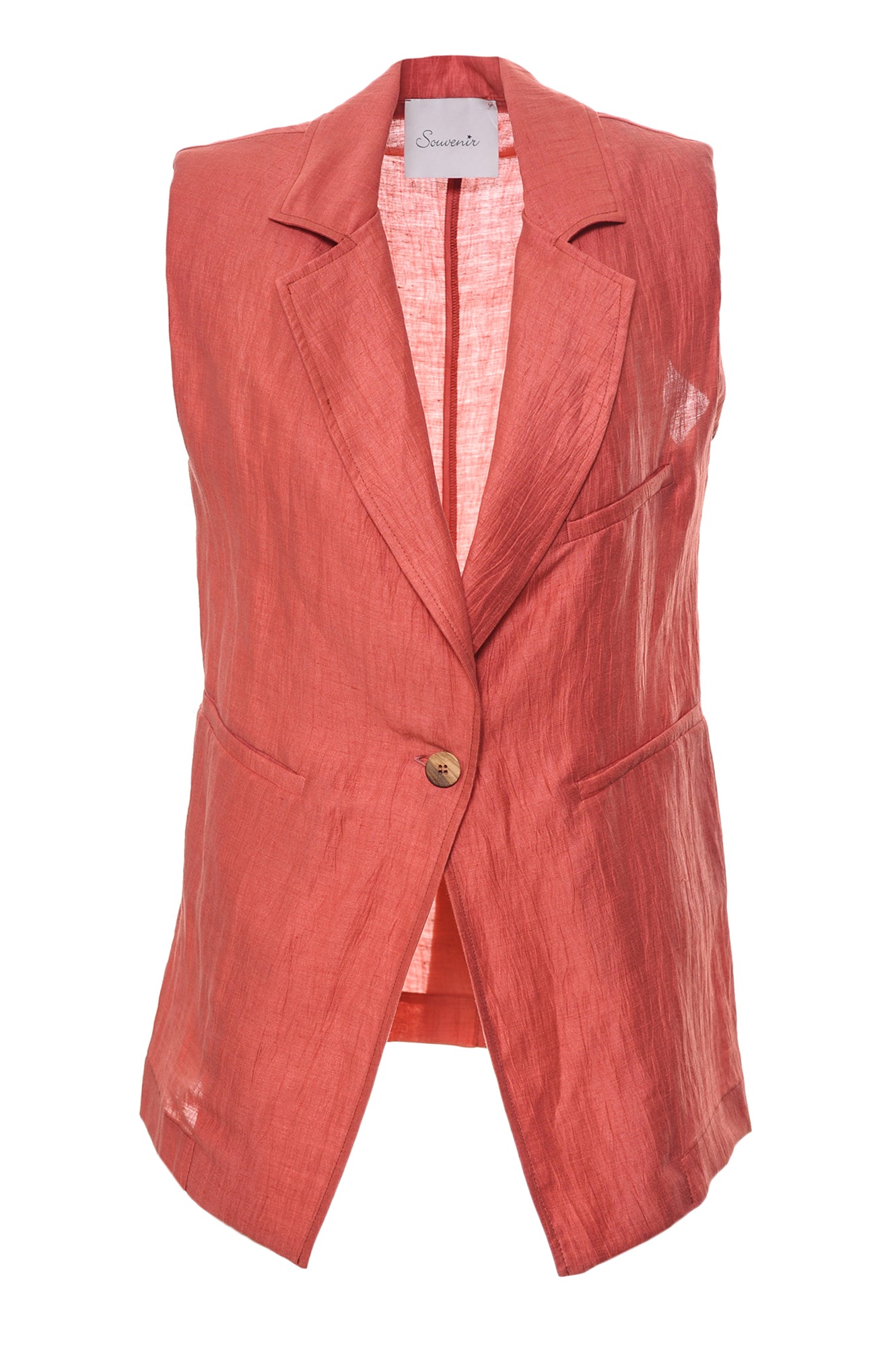 SOUVENIR Gilet Primavera/Estate Lino