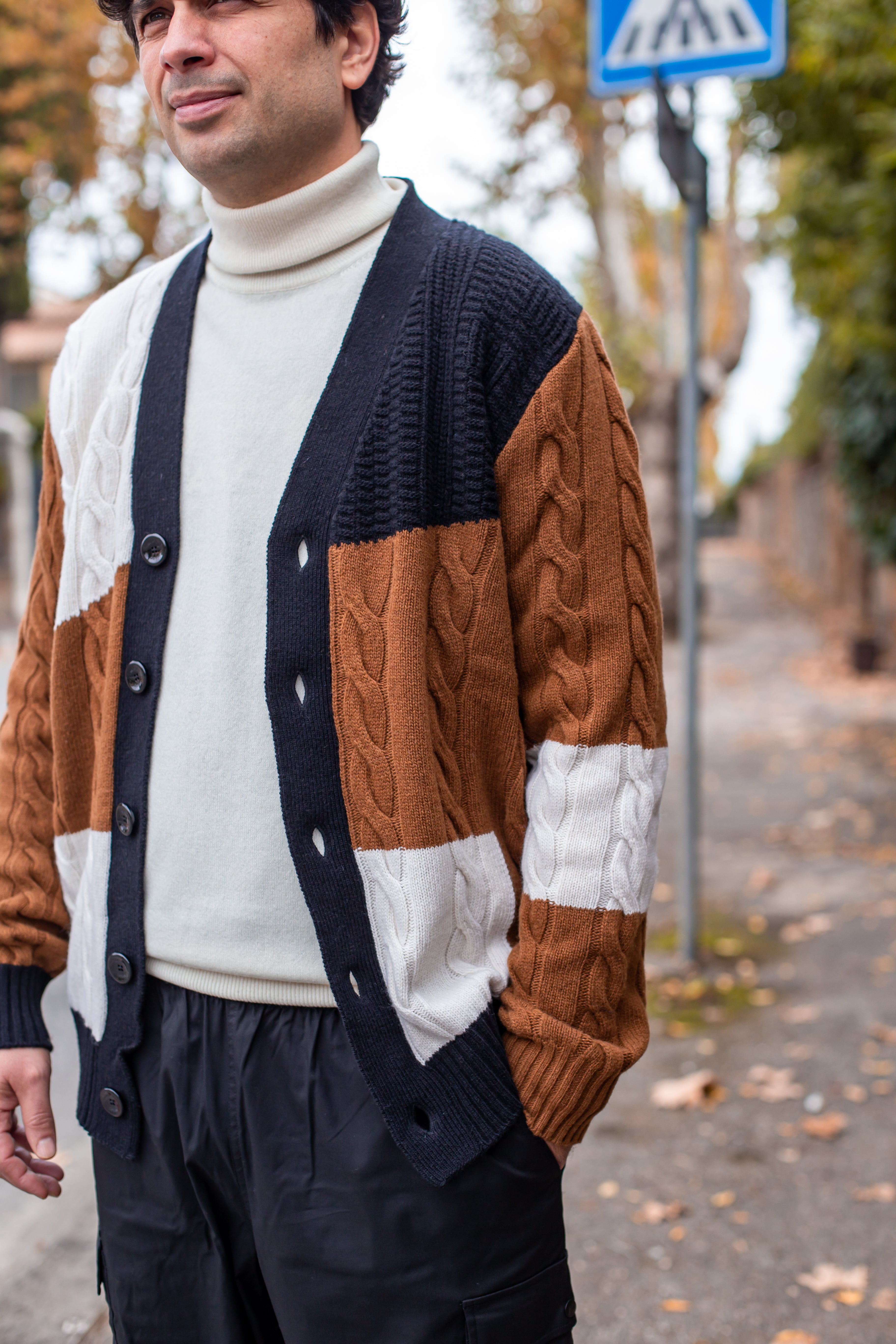 MASQ Cardigan Autunno/Inverno Lana