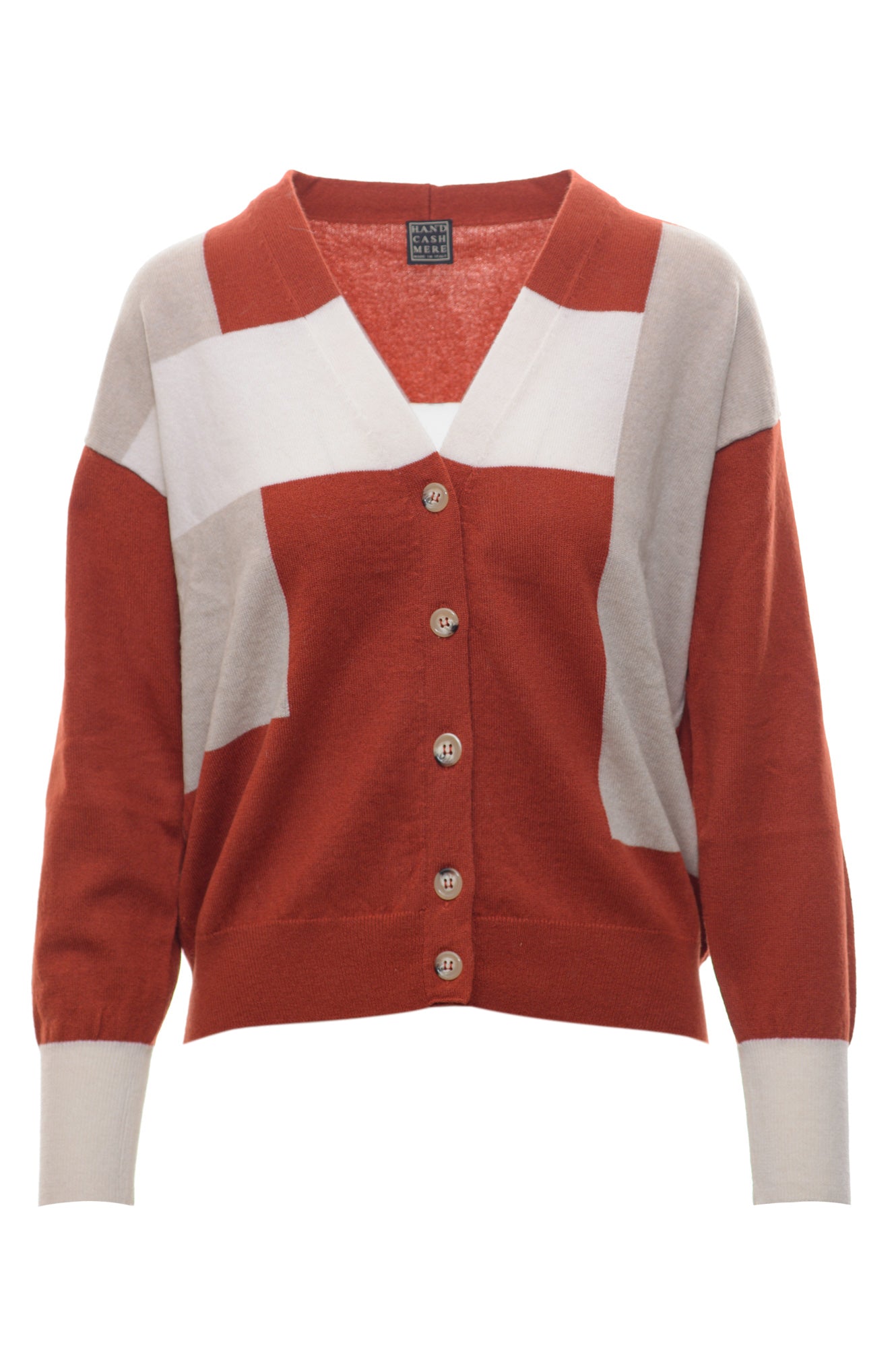 HAND Cardigan Autunno/Inverno Lana Vergine