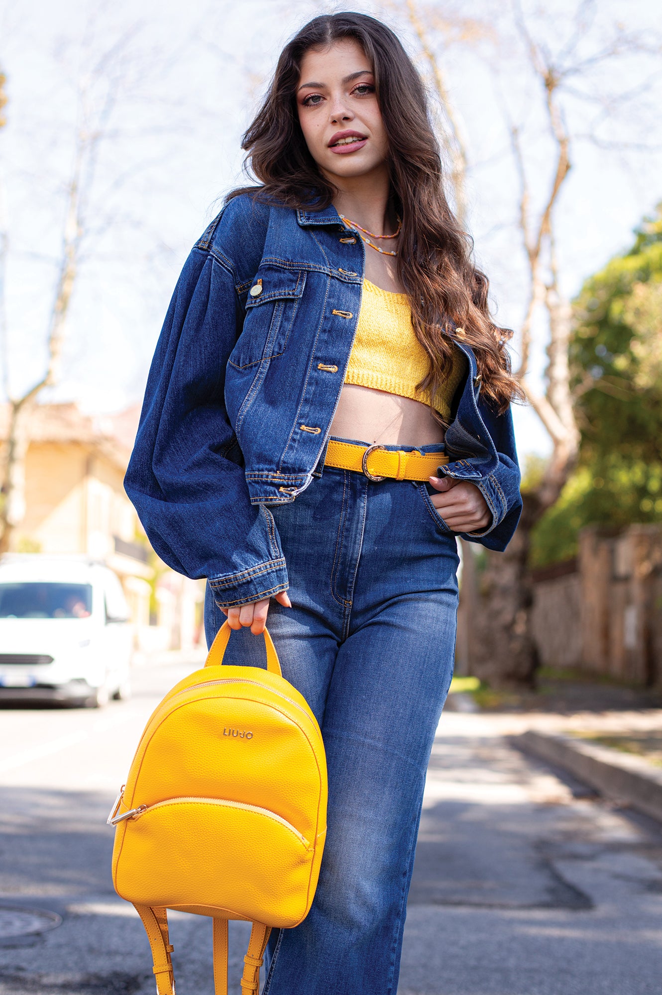 ELISABETTA FRANCHI Vaqueros de Algodón Primavera/Verano