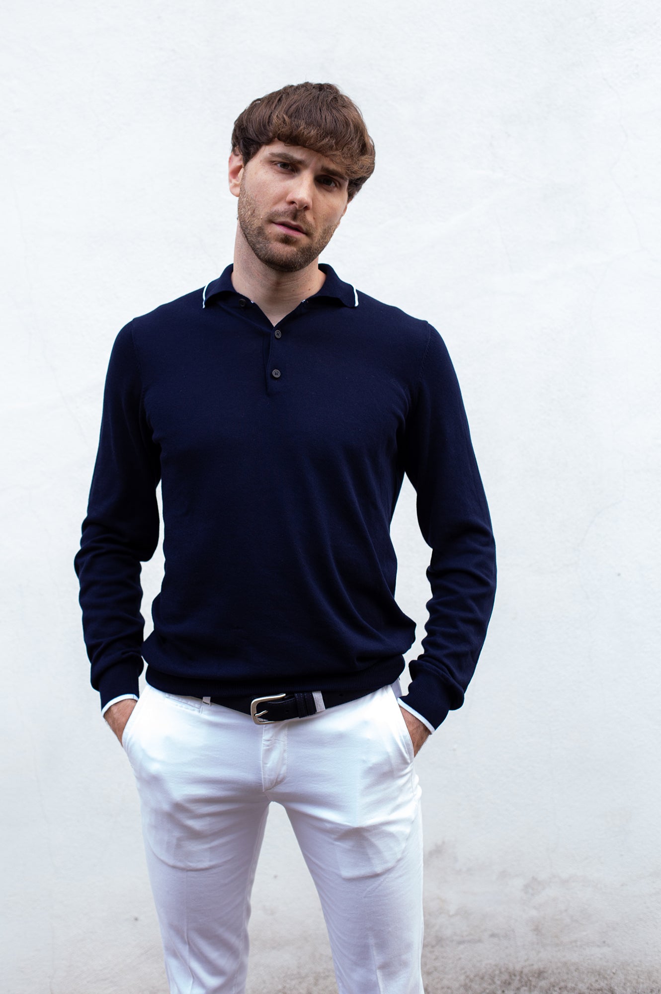 PESERICO Spring/Summer Cotton Polo Shirt