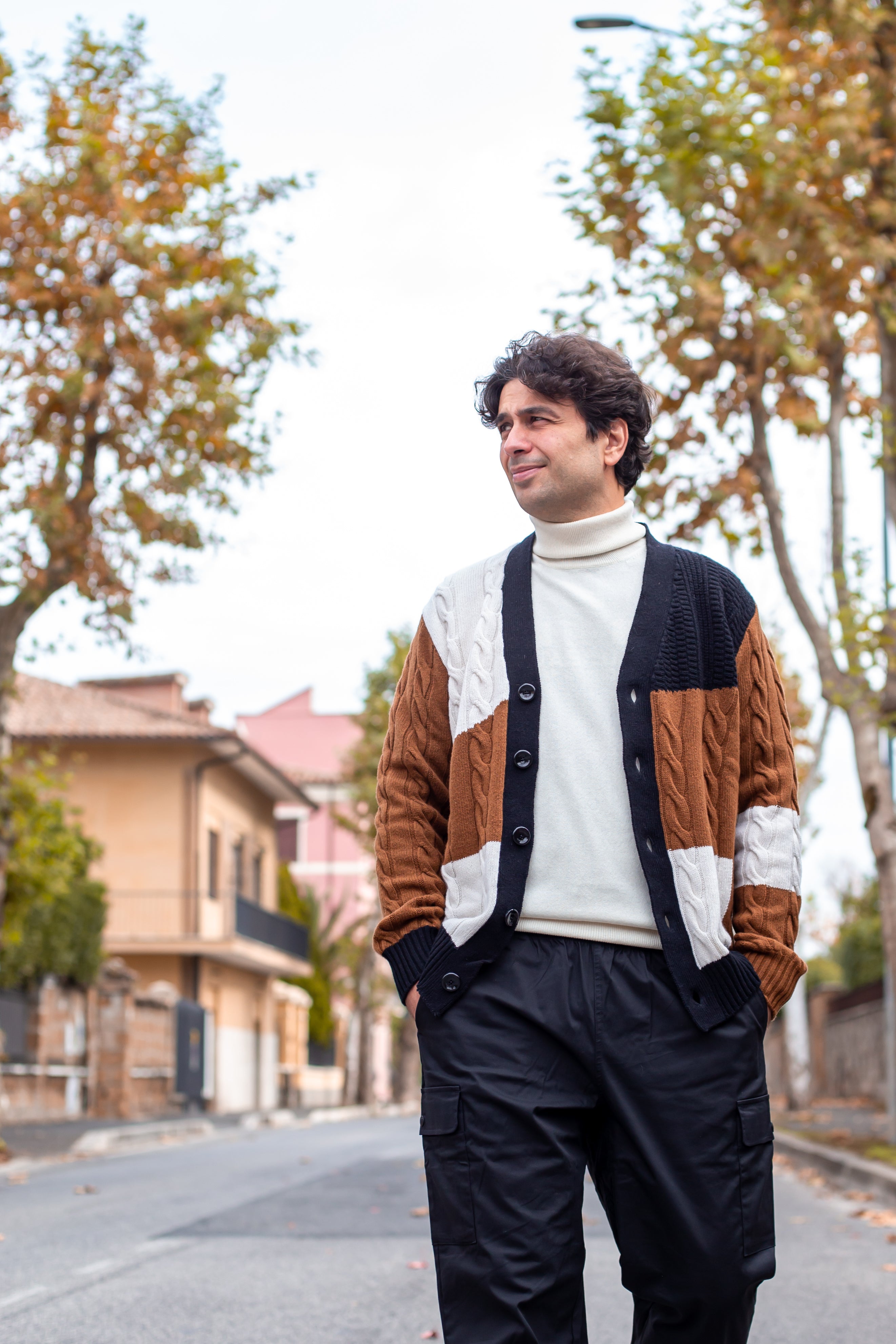 MASQ Cardigan Autunno/Inverno Lana