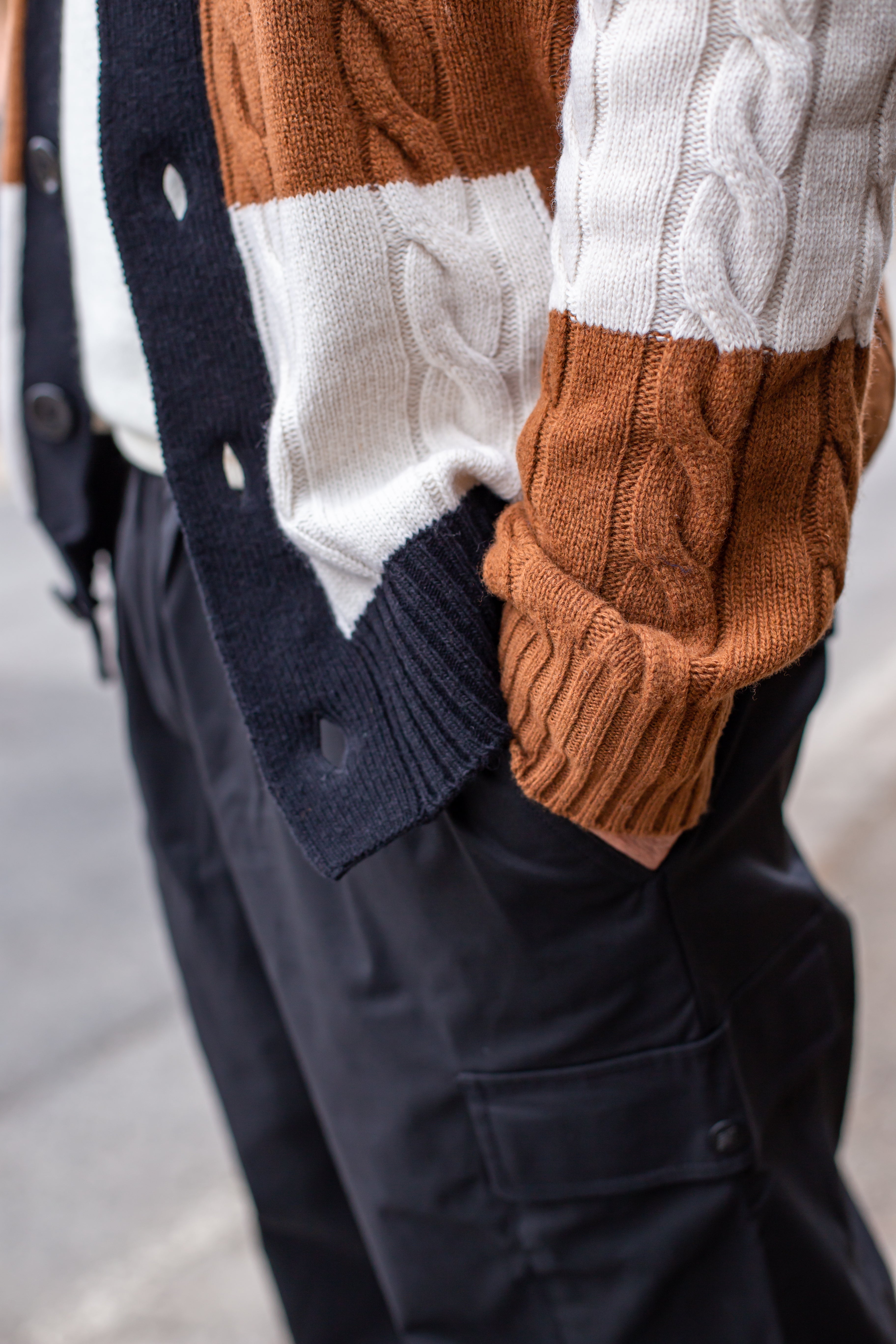 MASQ Cardigan Autunno/Inverno Lana