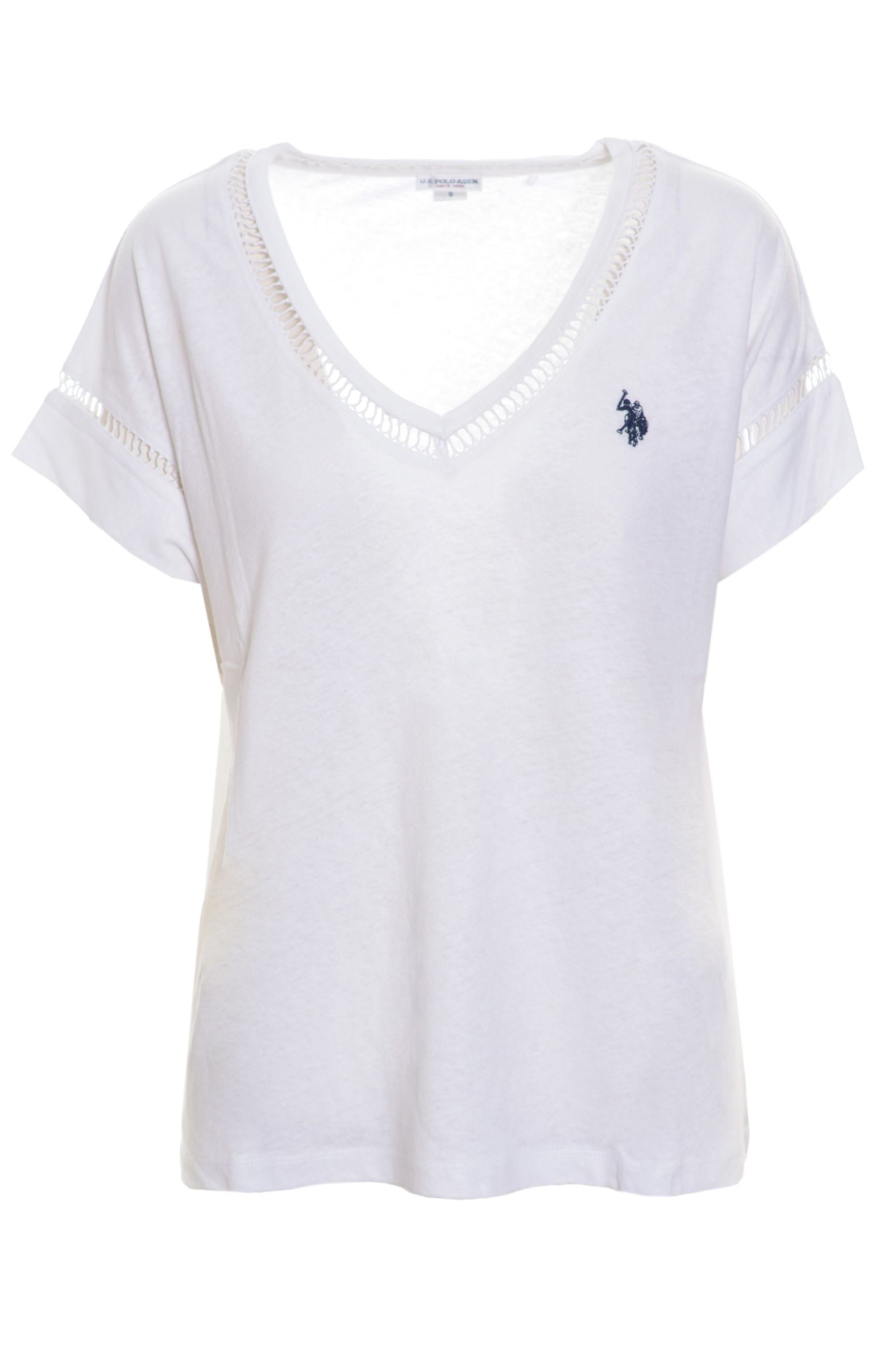 U.S.POLO T-shirt Primavera/Estate Lino