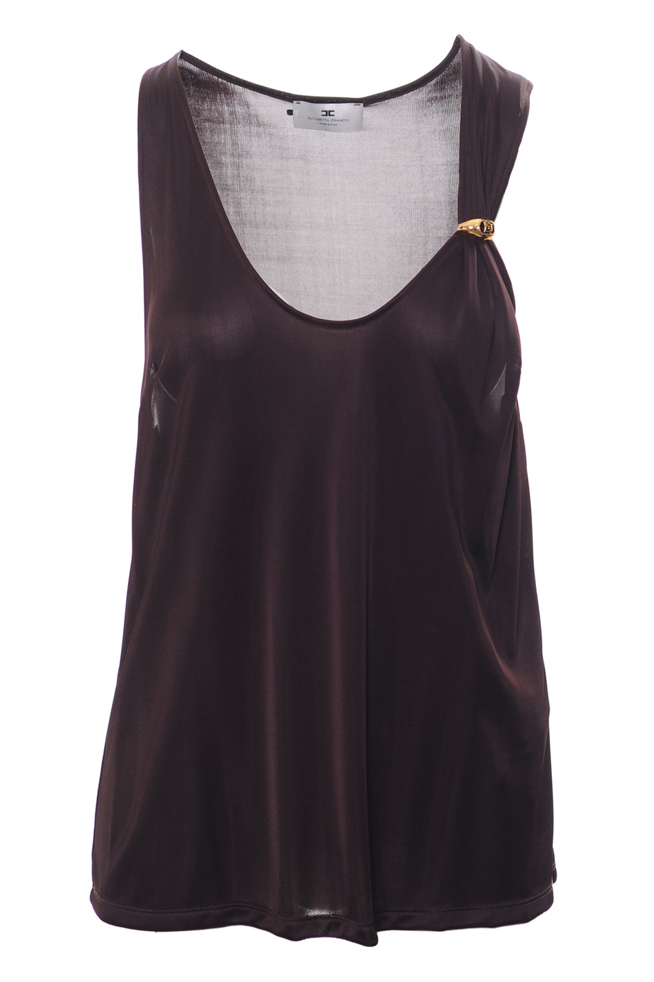 ELISABETTA FRANCHI Top Primavera/Estate Viscosa