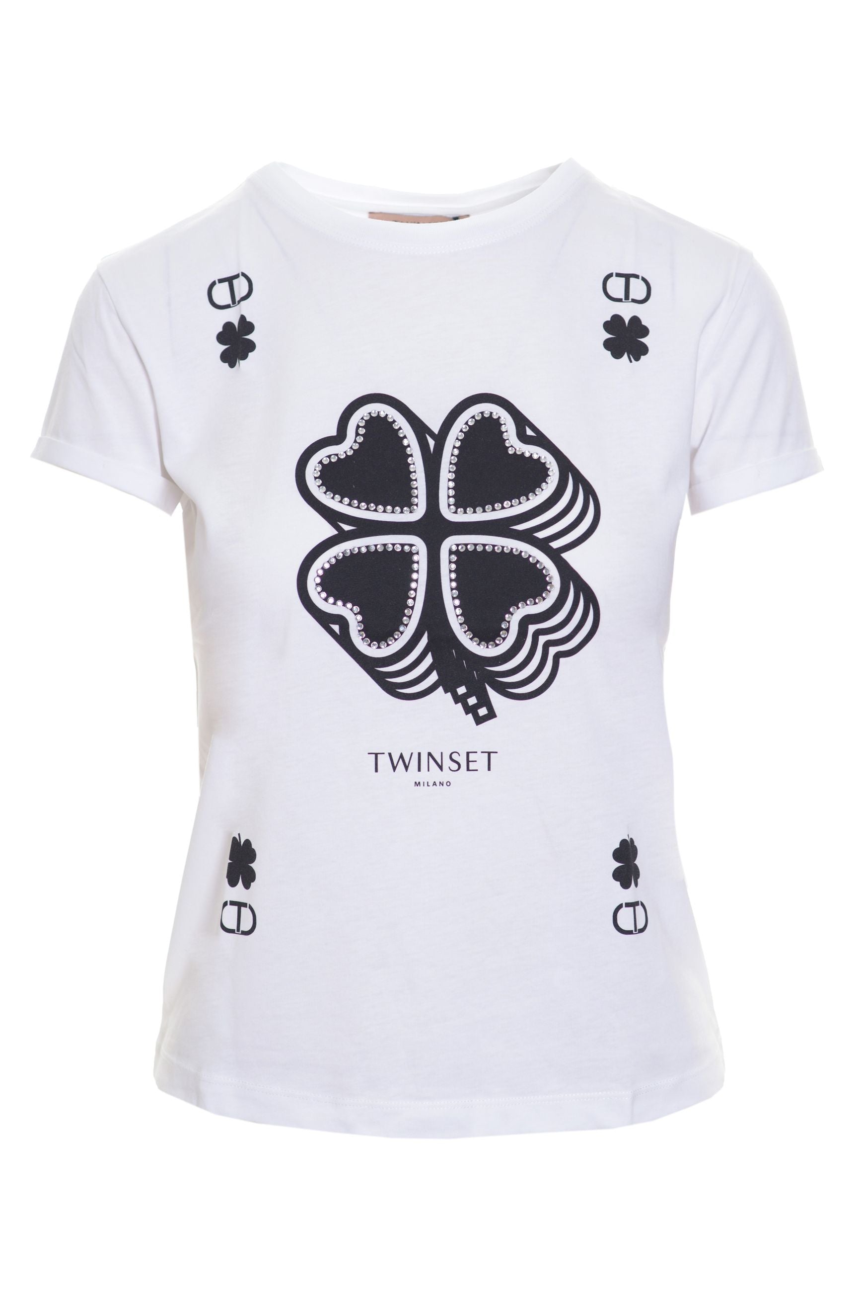 TWIN-SET T-shirt Primavera/Estate Cotone