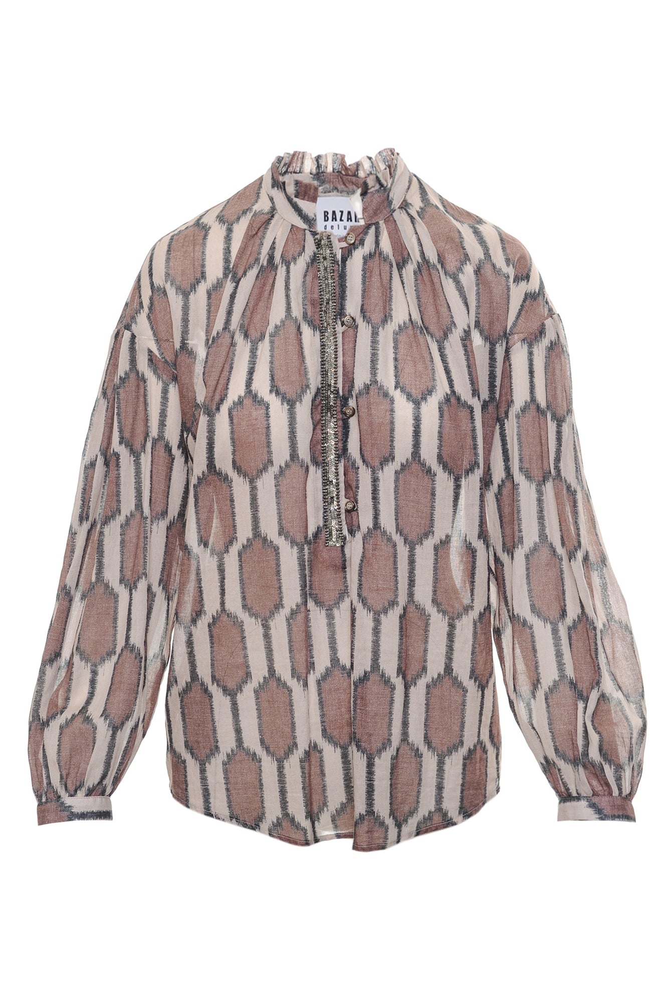 BAZAR deluxe Bluse Primavera/Estate Cotone