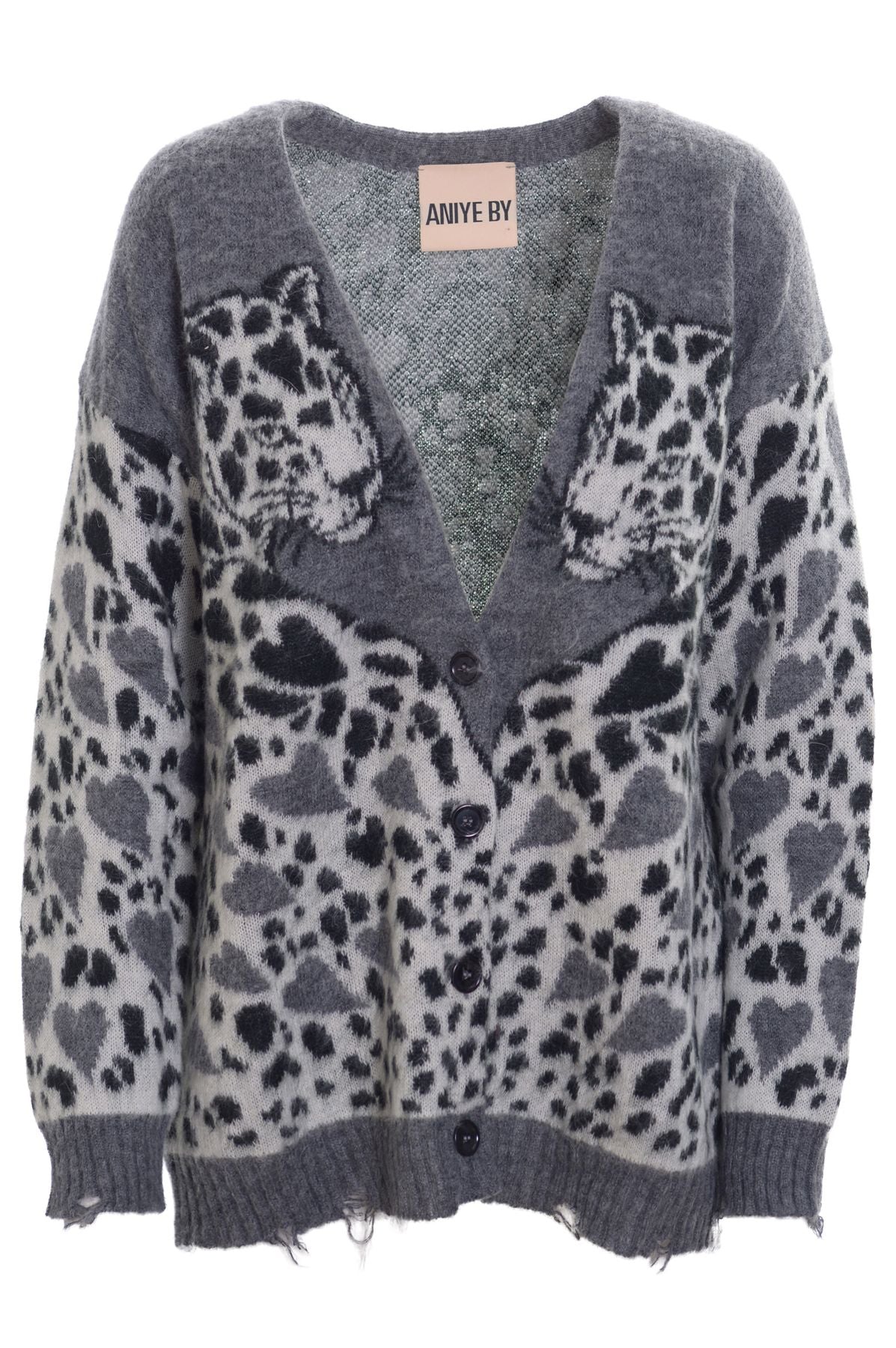 ANIYE BY Cardigan Autunno/Inverno Lana Mohair