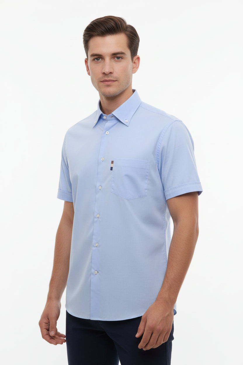 camicia aquascutum manica corta