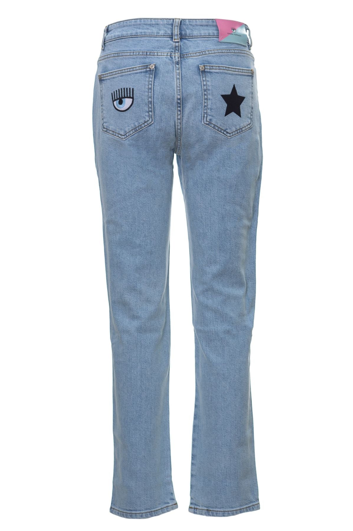 CHIARA FERRAGNI Spring/Summer Cotton Jeans