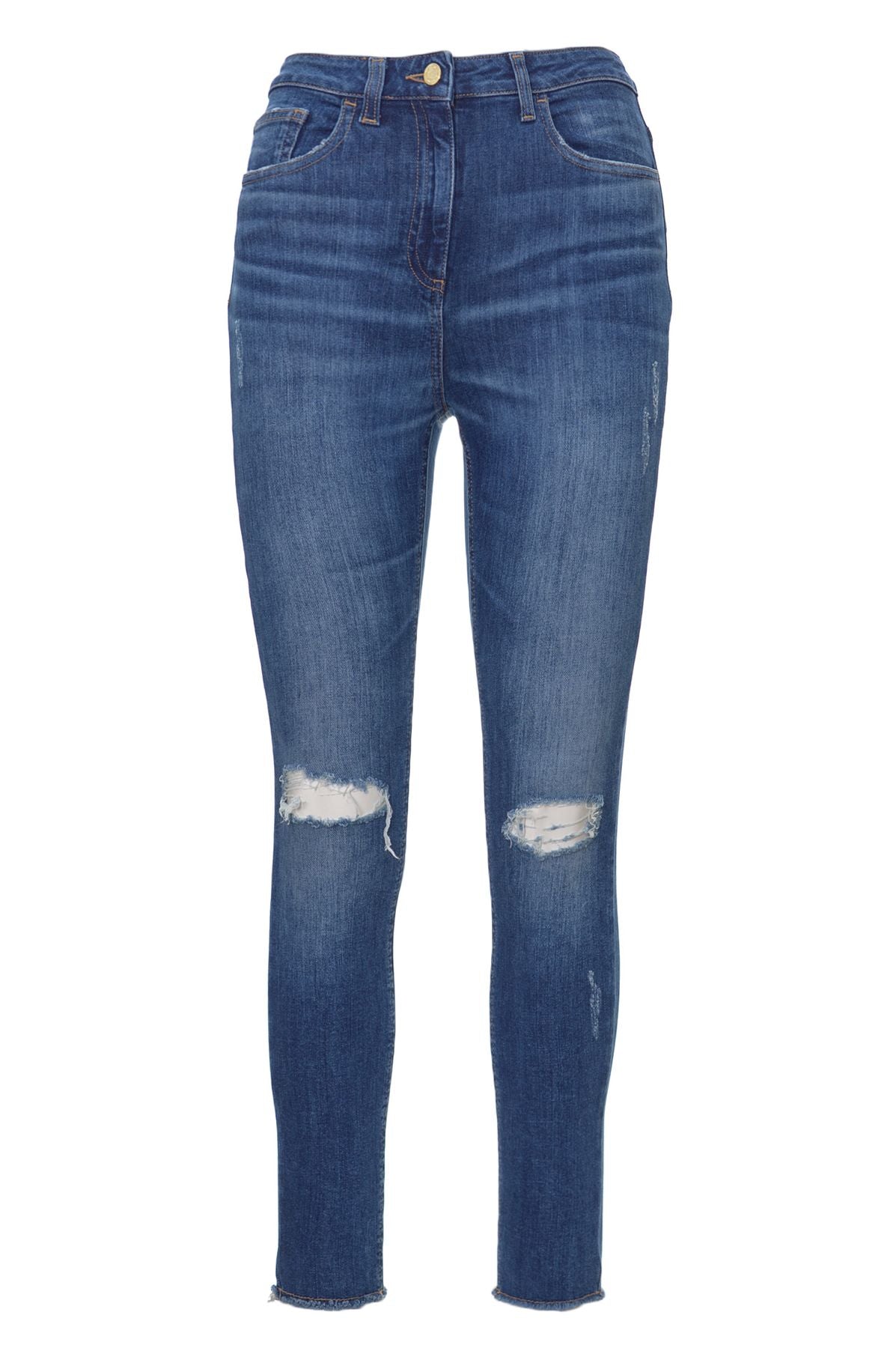 ELISABETTA FRANCHI Spring/Summer Cotton Jeans