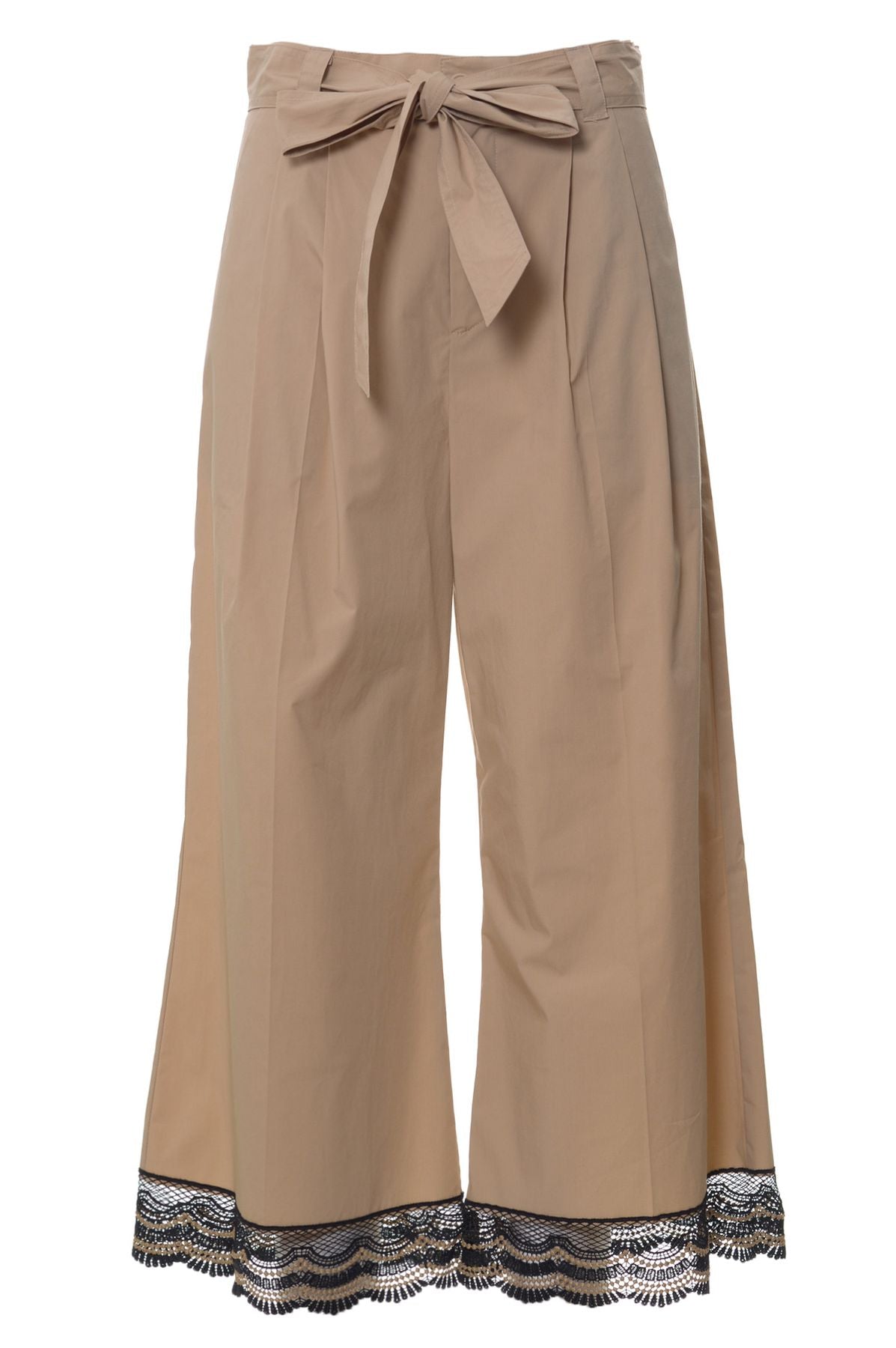 TWIN-SET Spring/Summer Cotton Trousers