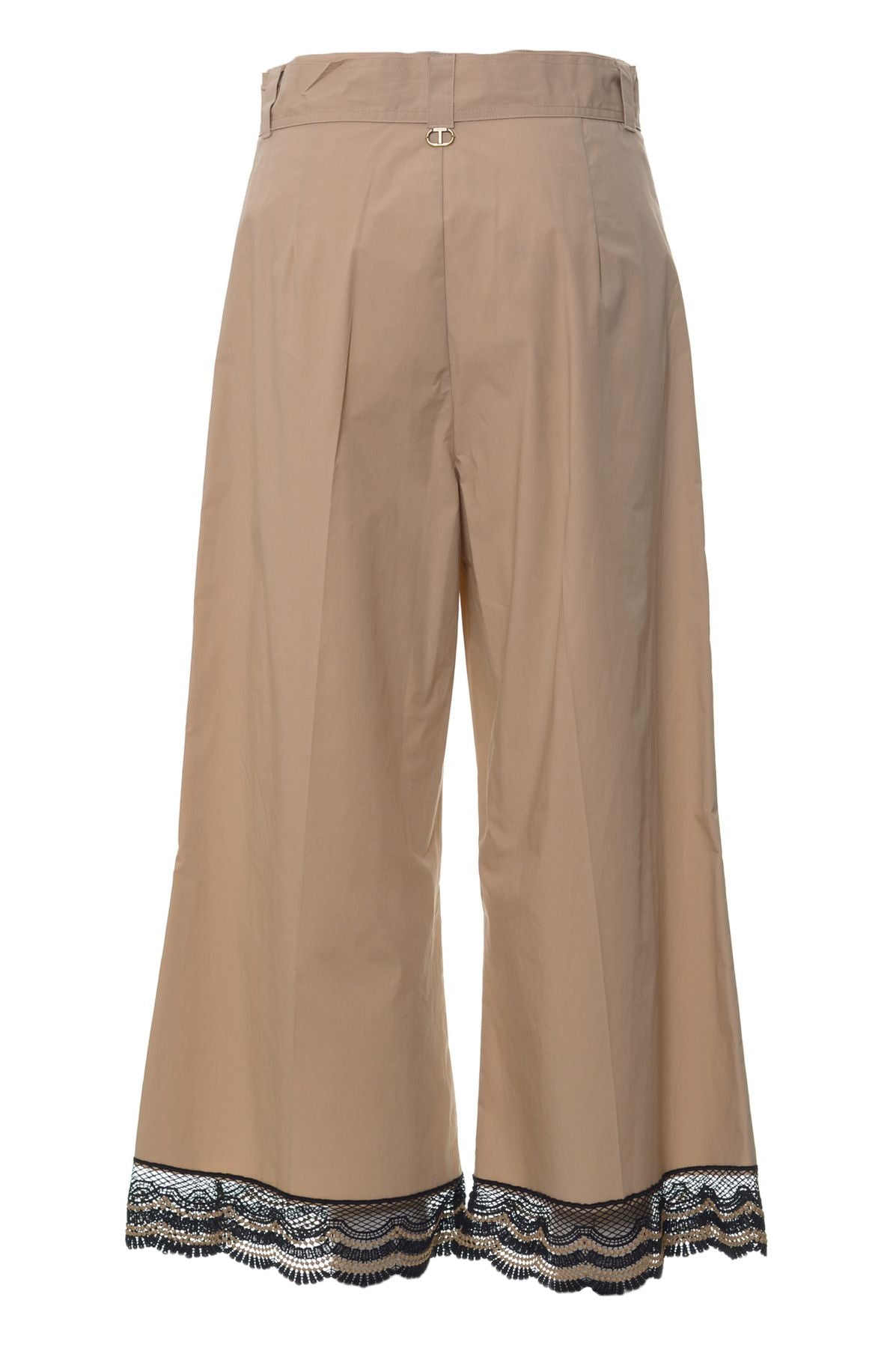 TWIN-SET Spring/Summer Cotton Trousers